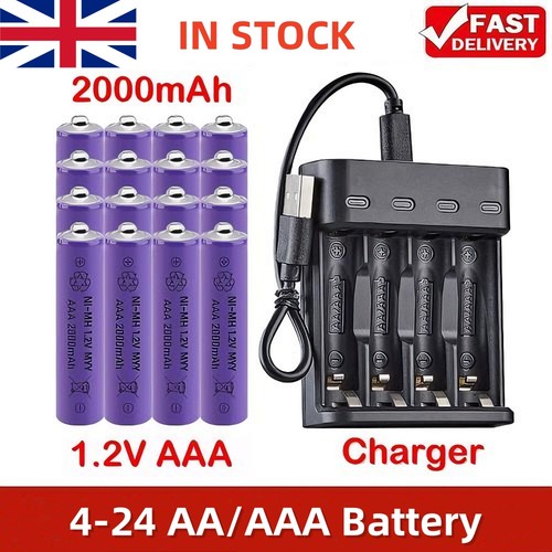 Batterie ricaricabili aaa - batterie, aa