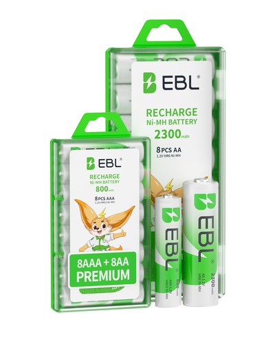 Ebl confezione batterie - confezione, 16