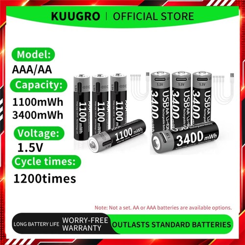 Kuugro batterie ricaricabili - kuugro,