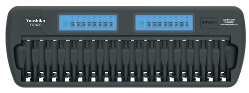 Carica batteria aaa slot - aaa, 16
